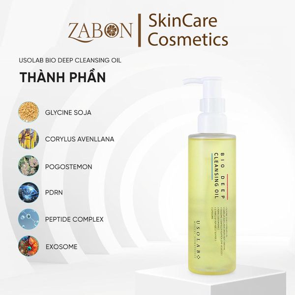 Dầu tẩy trang Usolab BIO DEEP CLEANSING OIL giúp làm sạch sâu và giữ ẩm cho mọi loại da 200ml