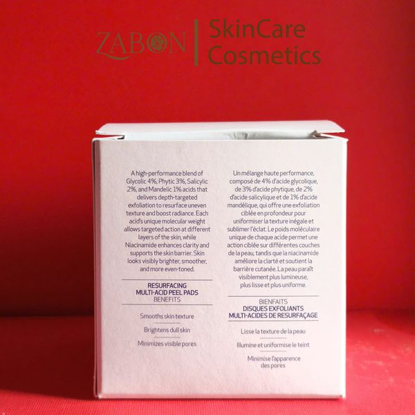 Miếng tẩy tế bào chết Obagi Clenziderm M.D. Resurfacing Multi-Acid Peel Pads