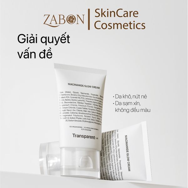 Kem dưỡng TRANSPARENT LAB NIACINAMIDE GLOW CREAM dưỡng sáng da 50ml