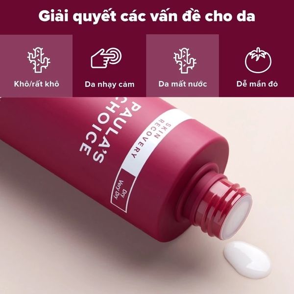 Nước cân bằng Paula's Choice Skin Recovery Enriched Calming Toner làm dịu và phục hồi độ ẩm cho da 190ml