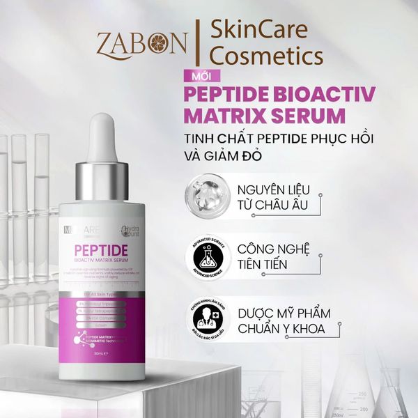 Serum MD CARE Peptide Bioactiv Matrix phục hồi đa tầng và giảm đỏ 30ml