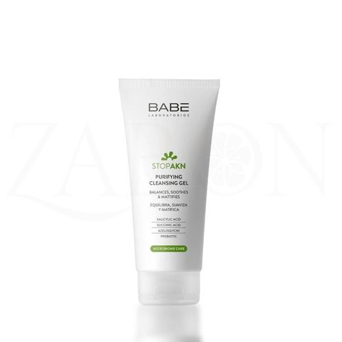 Sữa rửa mặt BABE Stop AKN Purifying Cleansing Gel cho da dầu mụn