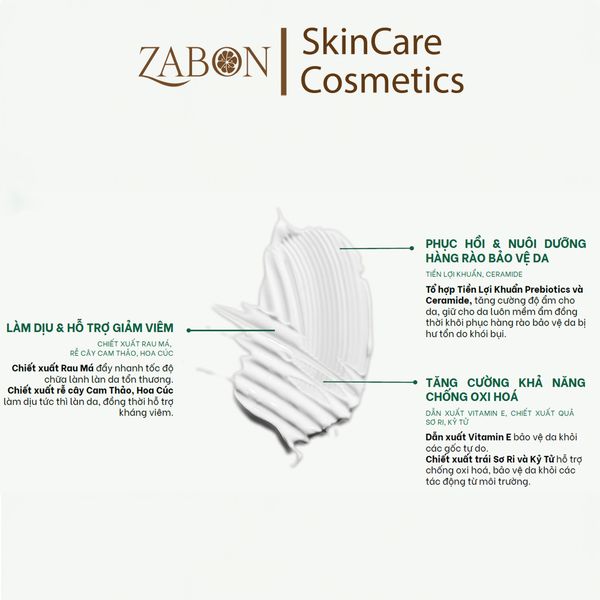 Kem dưỡng cấp ẩm, làm mềm và khoá ẩm PORÊVES Cica Barrier Essential Cream 50ml