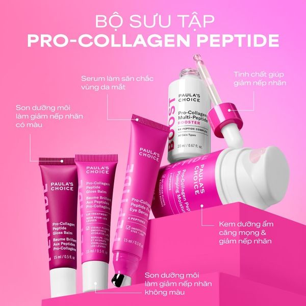 Son Paula's Choice Pro-Collagen Peptide Gloss Balm Deep Plum dưỡng môi căng mọng và giảm nếp nhăn có màu 15ml