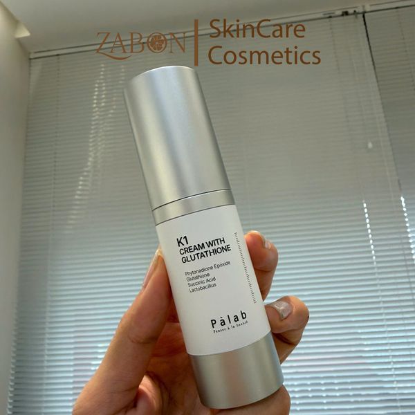 Kem dưỡng PÀLAB K1 Cream With Glutathione hỗ trợ làm dịu, phục hồi và cải thiện da xỉn màu 30ml