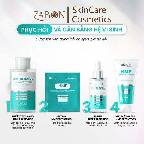 Nước Tẩy Trang MD CARE NMF Prebiotics Micellar Water Cân Bằng Lợi Khuẩn, Phục Hồi Hàng Rào Bảo Vệ Da