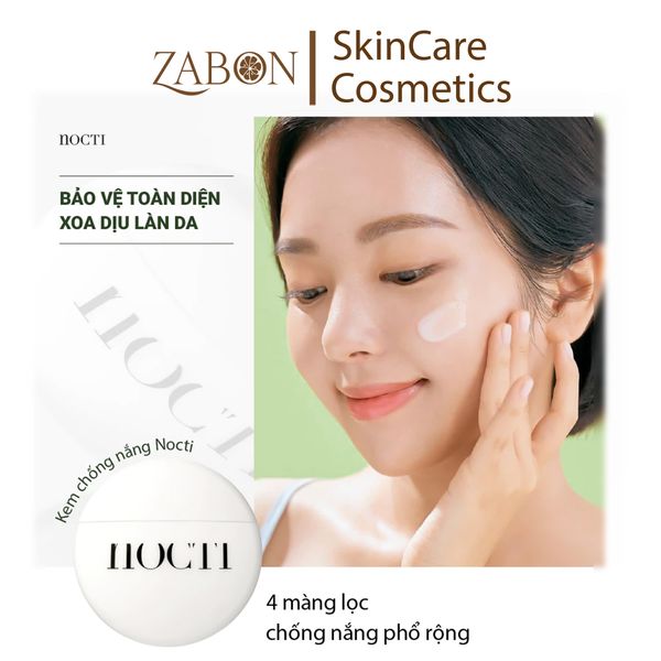 Kem chống nắng NOCTI - Vô hình, thoáng da, kháng mọi tác động của UV với 4 màng lọc 40ml