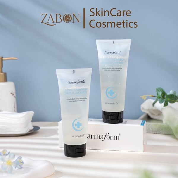 Sữa rửa mặt Pharmaform Sebo Clarifying Facial Cleanser làm sạch dịu nhẹ 150ml