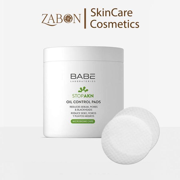 Miếng Pad BABE STOP AKN OIL CONTROL PADS kiểm soát dầu, giảm mụn, cho làn da sạch (60 miếng x 1 hộp)