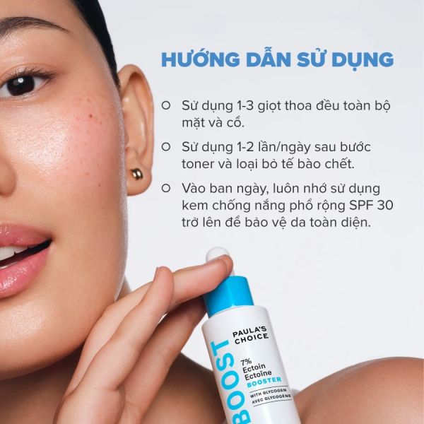 Tinh chất Paula's Choice 7% Ectoin Booster phục hồi và bảo vệ da 7 tác động 10ml