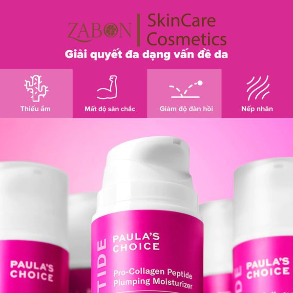 Kem dưỡng ẩm căng mọng và giảm nếp nhăn Paula's Choice Pro-Collagen Peptide Plumping Moisturizer 50ml