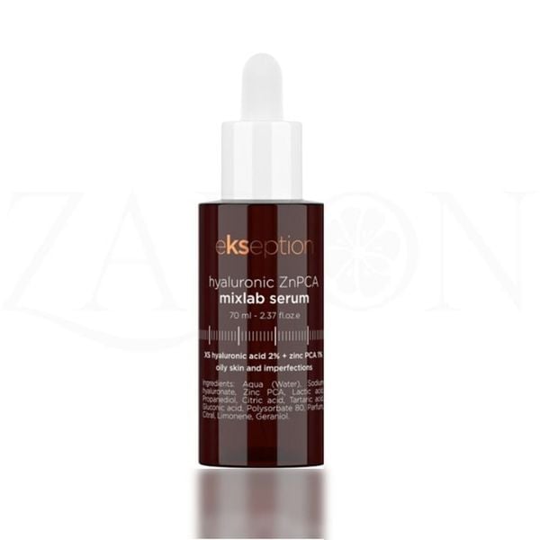 Serum Ekseption Hyaluronic ZnPCA dưỡng ẩm, giúp kiềm dầu, giảm mụn 75ml