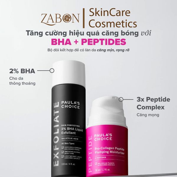 Kem dưỡng ẩm căng mọng và giảm nếp nhăn Paula's Choice Pro-Collagen Peptide Plumping Moisturizer 50ml