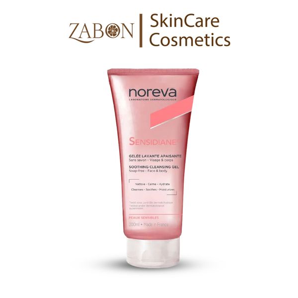 Gel rửa mặt Noreva Sensidiane Soothing Cleansing sạch sâu dịu nhẹ dành cho da nhạy cảm 200ml
