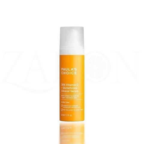 Tinh chất làm sáng da và mờ nám Paula's choice 25% Vitamin C + Glutathione Clinical Serum 30ml