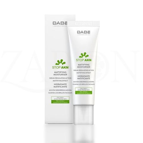 Kem dưỡng ẩm BABE Stop AKN Mattifying Moisturiser kiềm dầu giảm mụn 50ml