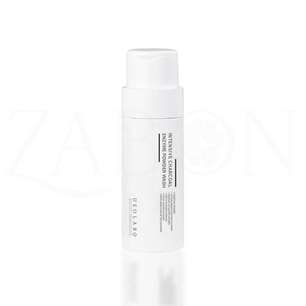 Bột tẩy tế bào chết Usolab Intensive Charcoal Enzyme Powder Wash than hoạt tính hút bã nhờn, sáng da 50g