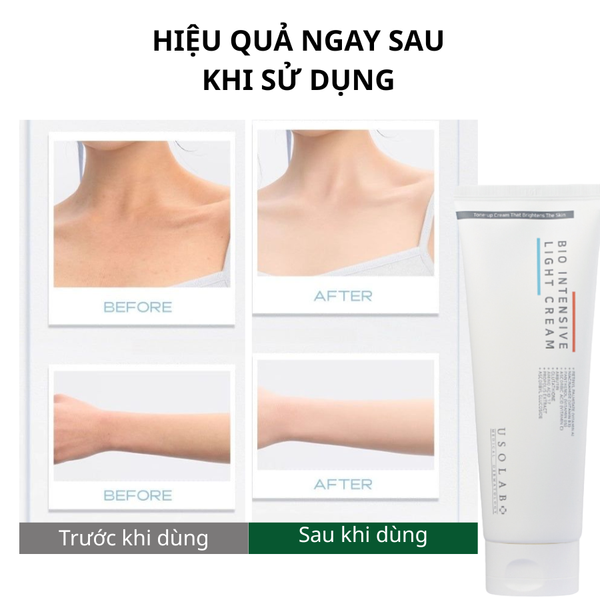 Kem Dưỡng Usolab Bio Intensive Light Cream Giúp Sáng Da Body và Làm Dịu Da 50ml