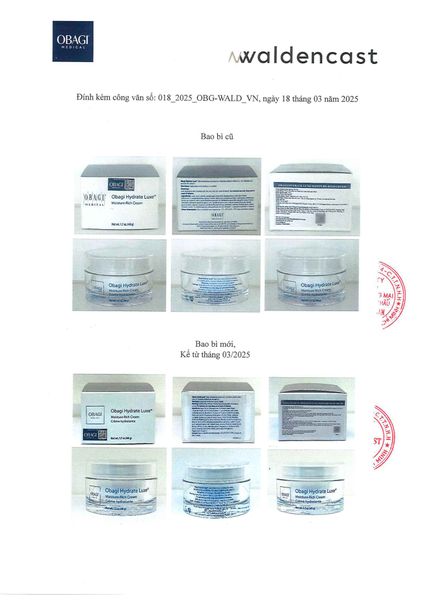 Kem dưỡng ẩm Obagi Hydrate Luxe Moisture-Rich Cream 48g