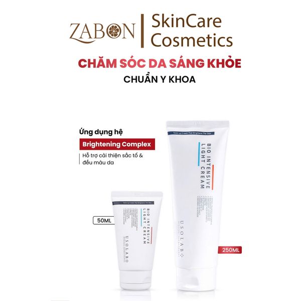 Kem Dưỡng Usolab Bio Intensive Light Cream Giúp Sáng Da Body và Làm Dịu Da 50ml