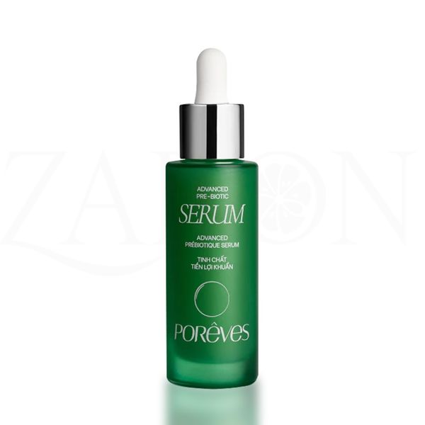 Tinh chất PORÊVES Advanced Prebiotic Serum tiền lợi khuẩn hỗ trợ dưỡng ẩm, làm dịu và phục hồi da 30ml