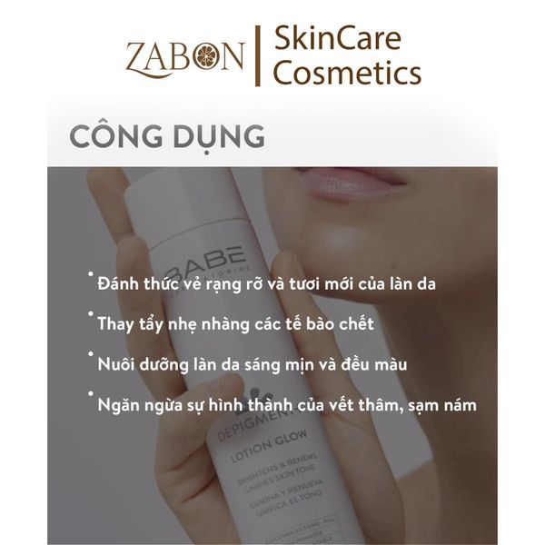 Lotion BABE DEPIGMENT+ Lotion Glow dưỡng sáng và làm mờ vết thâm nám 150ml
