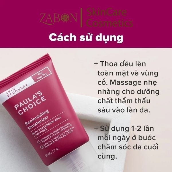 Kem dưỡng ẩm ban đêm dịu nhẹ Paula's Choice Skin Recovery Replenishing Moisturizer 60ml