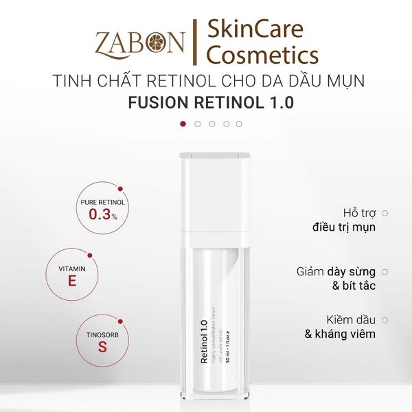 Tinh chất hỗ trợ giảm nếp nhăn và làm săn chắc da Fusion Meso Retinol 1.0 30ml