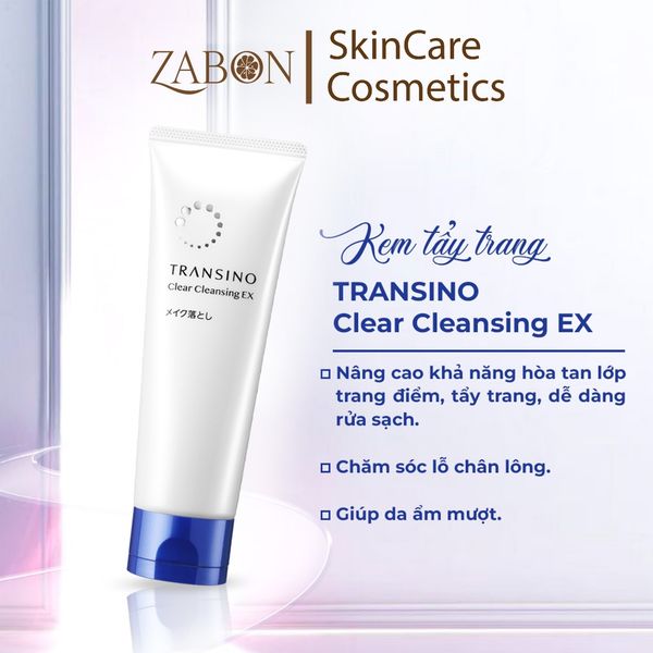 Kem tẩy trang TRANSINO Clear Cleansing 110g