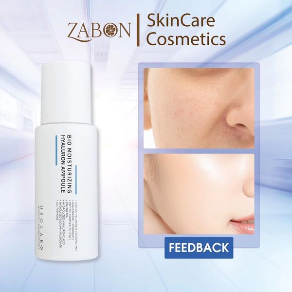 Tinh chất USOLAB Bio Moisturizing Hyaluron Ampoule cấp ẩm căng bóng 50ml