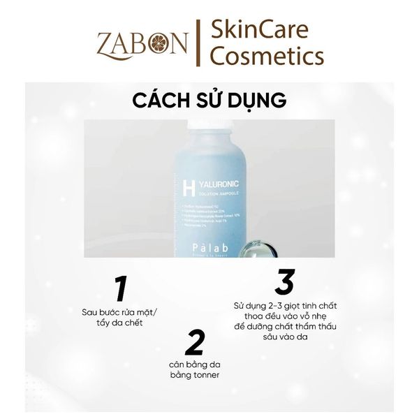 Tinh chất cấp ẩm Palab H - Giúp căng bóng, chống lão hoá 30ml
