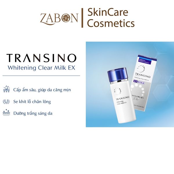 Sữa dưỡng sáng da TRANSINO Whitening Clear Milk EX 100ml