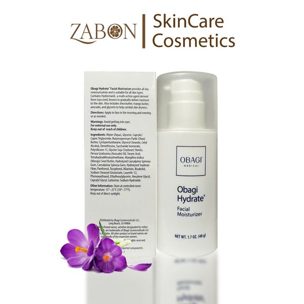 Kem dưỡng ẩm Obagi Hydrate Facial Moisturizer 48g - Cấp ẩm chuyên sâu, không nhờn rít