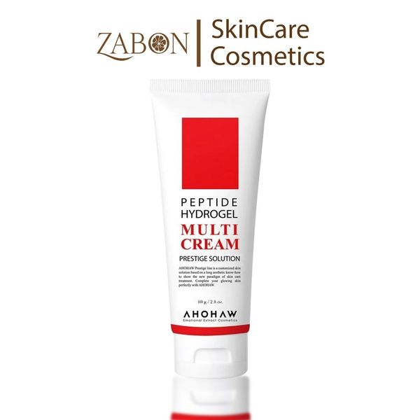 Kem dưỡng căng bóng - phục hồi - cải thiện nếp nhăn AHOHWA Peptide Hydrogel Multi Cream 80g