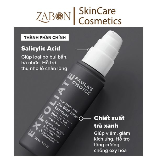 Gel loại bỏ tế bào chết Paula's Choice Skin Perfecting 2% BHA Gel Exfoliant 100ml