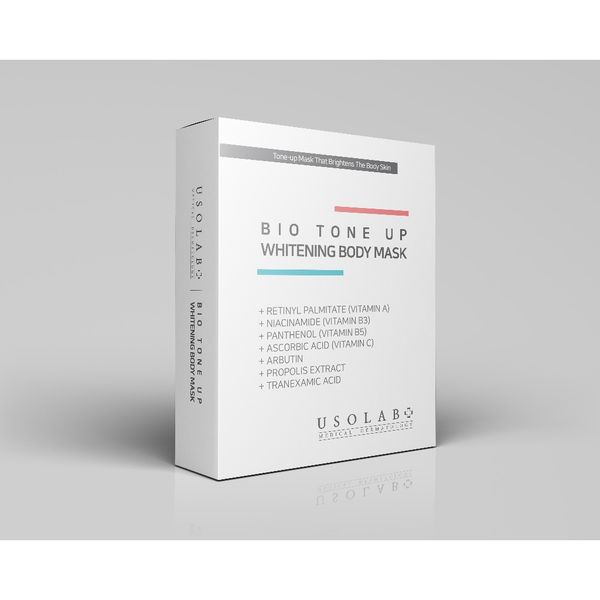 Kem ủ sáng da USOLAB Bio Tone Up Whitening Body Mask 1 Hộp (20g x 5 gói)