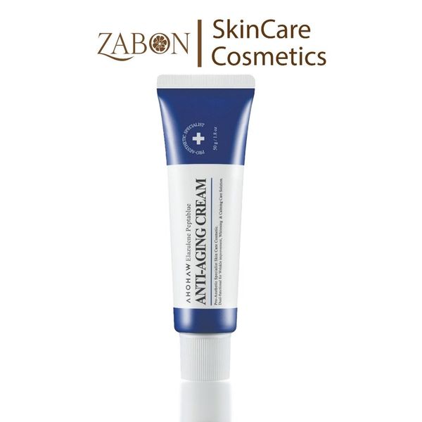 Kem dưỡng phục hồi, trẻ hóa tế bào sinh học Ahohwa Elazulene Peptablue Anti- Aging Cream (50gr)