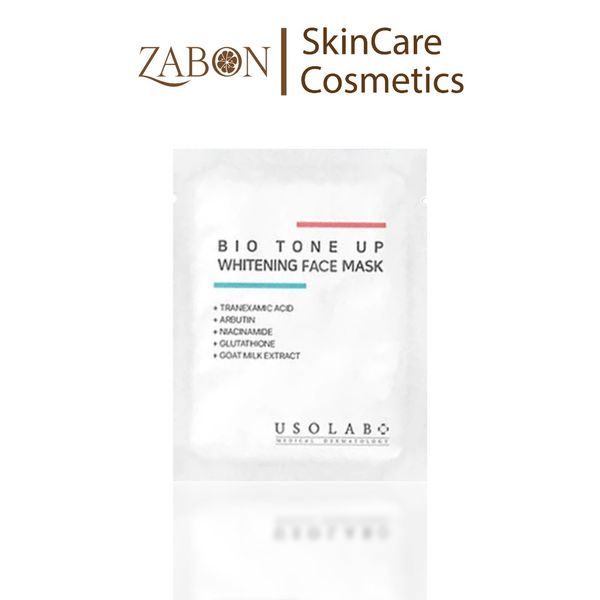 Usolab Bio Tone up whitening face mask giúp sáng da cải thiện sắc tố 5ml