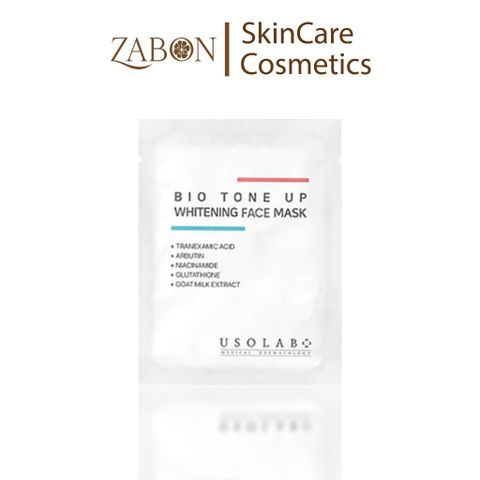 Usolab Bio Tone up whitening face mask giúp sáng da cải thiện sắc tố 5ml