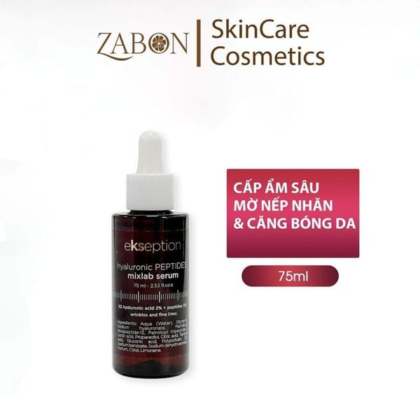 SERUM Phục hồi chống lão hóa EKSEPTION HYALURONIC PEPTIDE MIXLAB 75ML