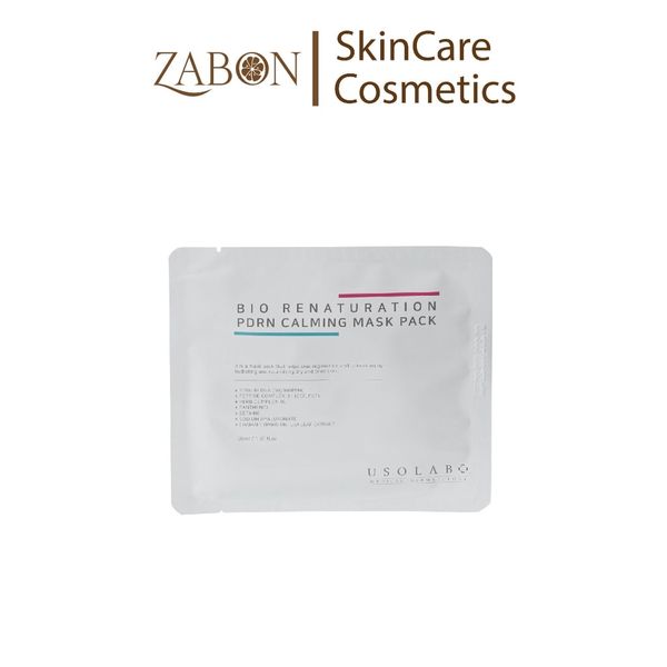 Mặt nạ tế bào gốc USOLAB BIO RENATURATION PDRN CALMING MASK Hộp 10 miếng 30ml