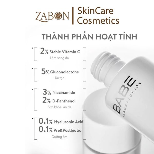 Lotion BABE DEPIGMENT+ Lotion Glow dưỡng sáng và làm mờ vết thâm nám 150ml