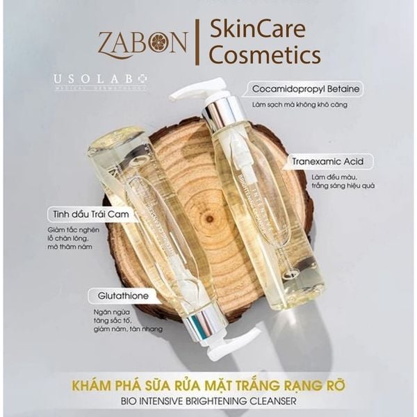 Sữa rửa mặt sáng da USOLAB - Bio Intensive Bightening Cleanser 150ml