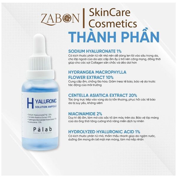 Tinh chất cấp ẩm Palab H - Giúp căng bóng, chống lão hoá 30ml