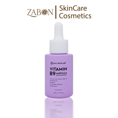 Serum AVO vitamin B9 làm dịu da hỗ trợ quá trình phục hồi và cấp ẩm cho da 30ml