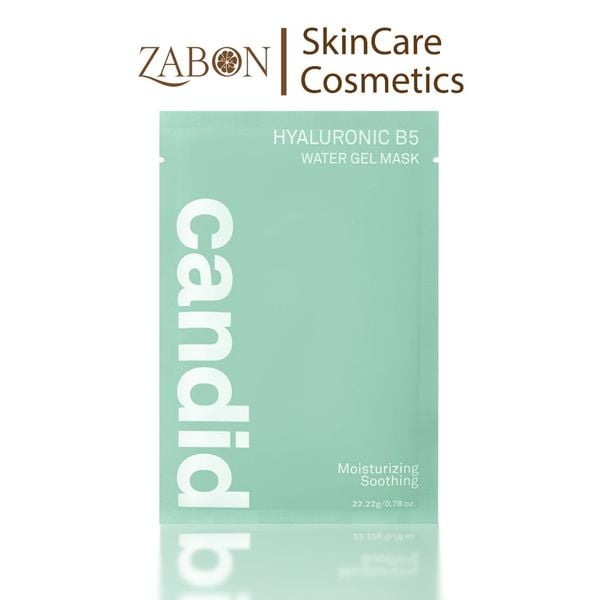 Mặt nạ dưỡng ẩm da Candid Hyaluronic B5 Water Gel Mask 1 Miếng