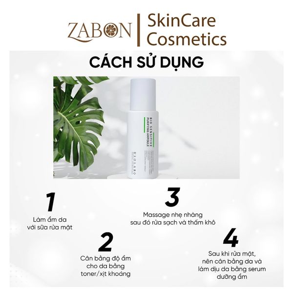 Tinh chất USOLAB Bio Sensitive Purifying Ampoule giảm dầu mụn 50ml