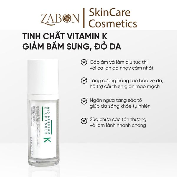 Tinh chất Usolab Bio Premium K ampoule làm dịu, giảm đỏ và phục hồi da 30ml