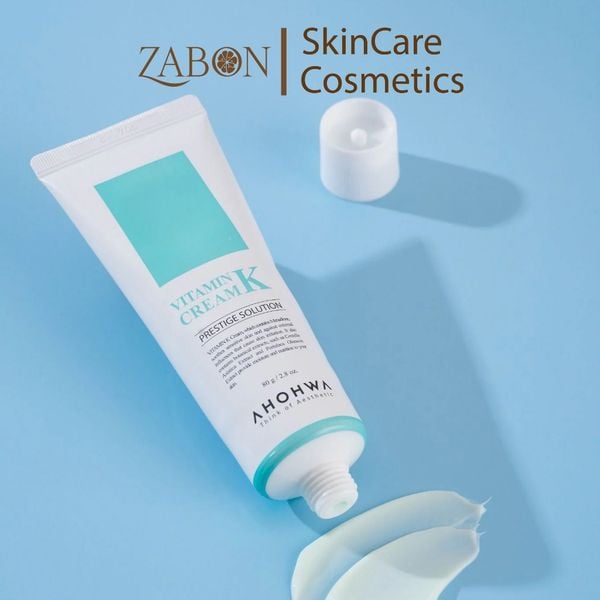 Kem dưỡng phục hồi Ahohwa Vitamin K Cream 80g - Phục hồi da mỏng đỏ, giãn mao mạch, làm dịu da
