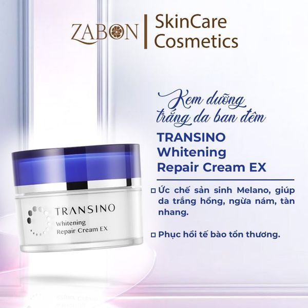 Kem phục hồi dưỡng sáng da TRANSINO Whitening Repair Cream EX 35g